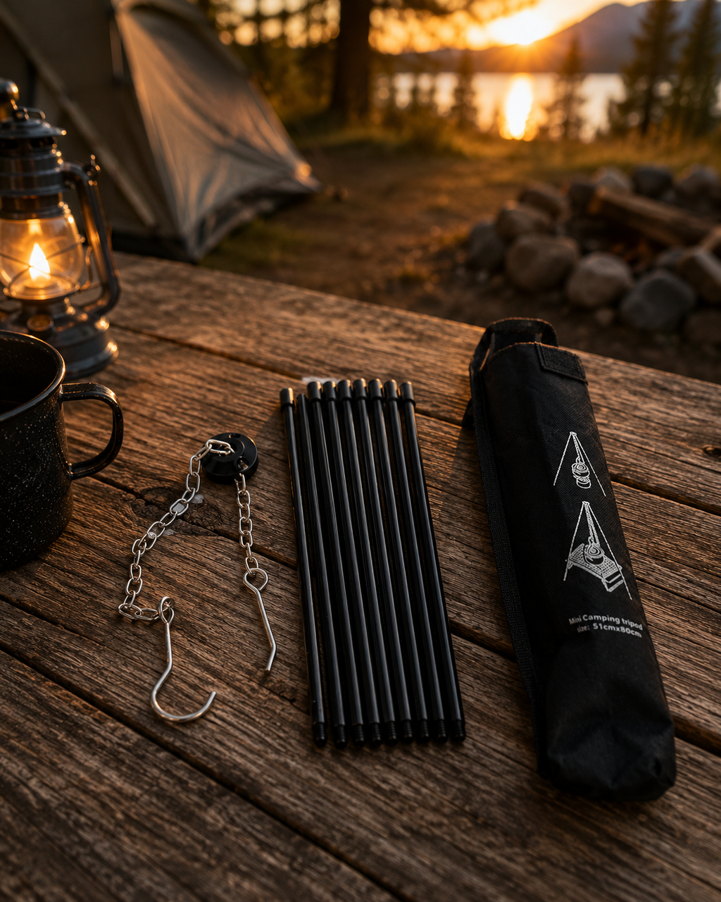 Camping Tripod for Cooking