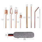 Portable Stainless Steel Camping Cutlery Set