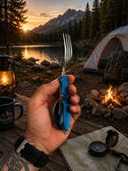 Foldable Camping Cutlery Set