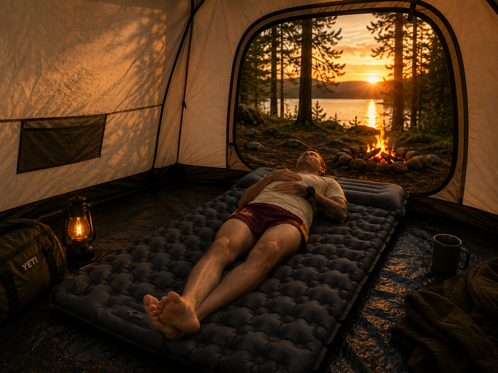 Inflatable Double Camping Mattress