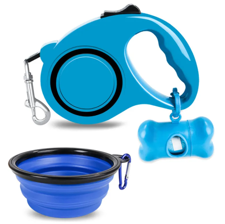 Dog Travel Combo - Lead and Bowl
