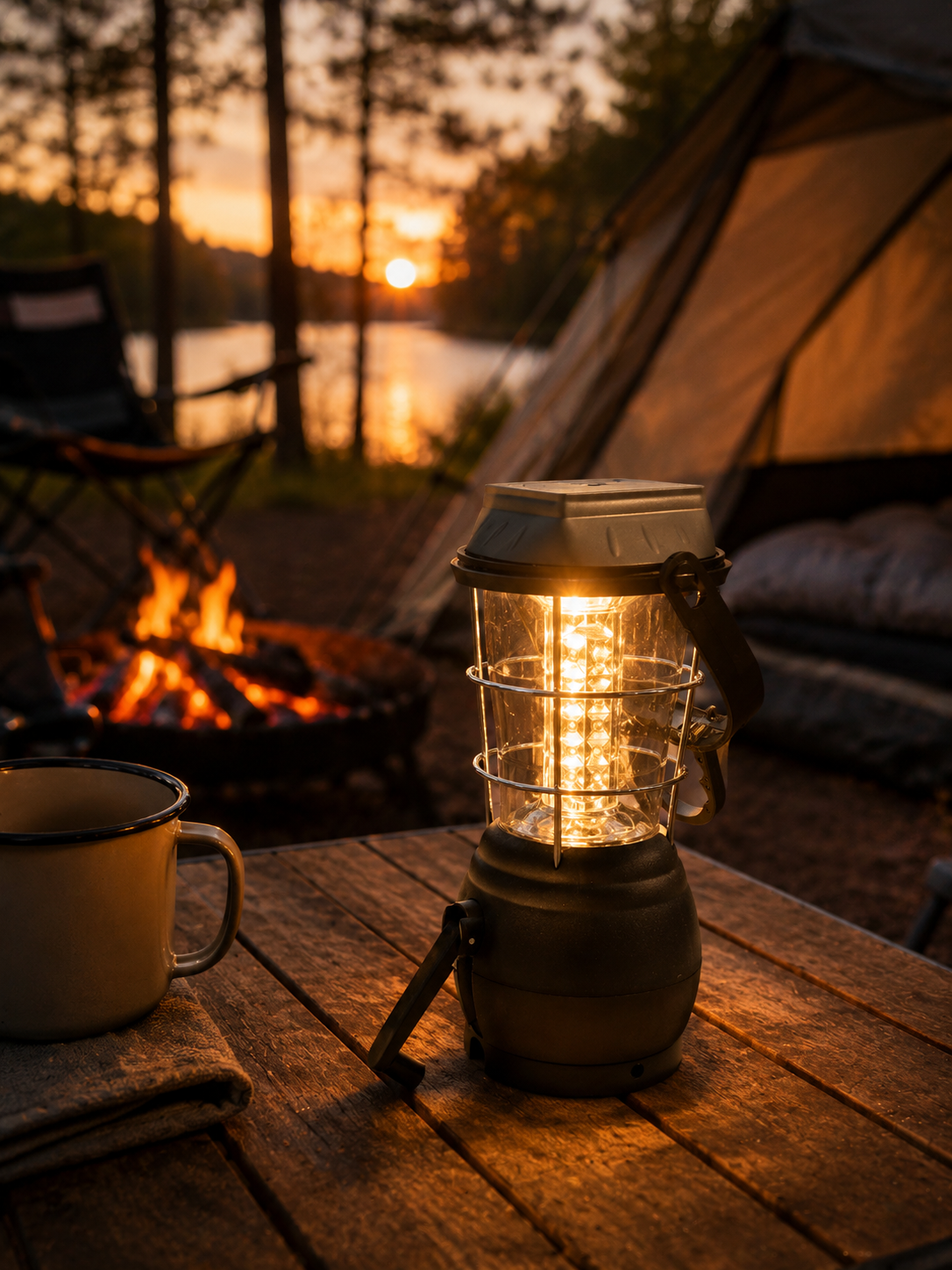 Outdoor Solar Camping Lantern