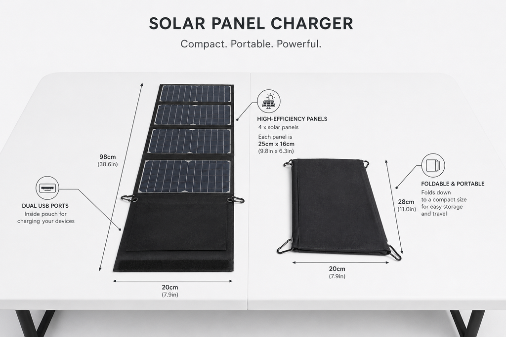 30W Portable Solar Panel