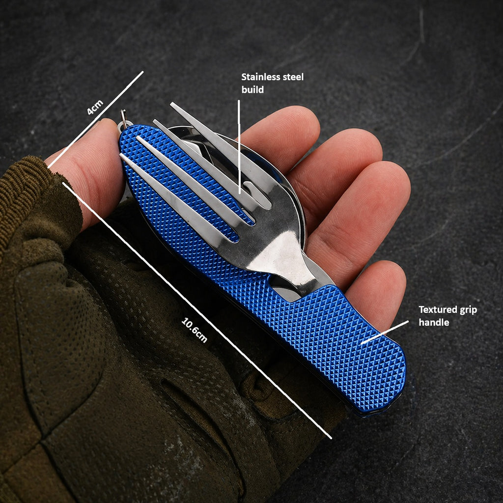 Foldable Camping Cutlery Set