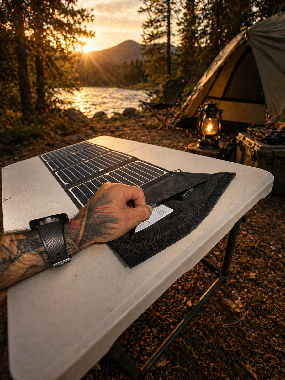 30W Portable Solar Panel