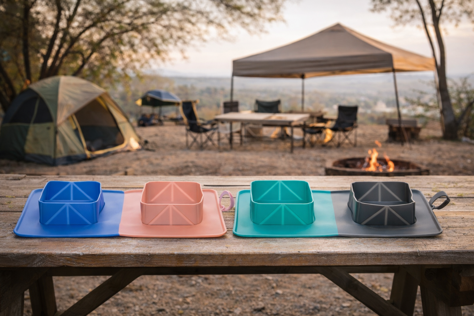 Folding Silicone Pet Bowl