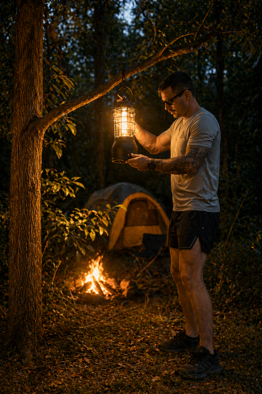 Outdoor Solar Camping Lantern