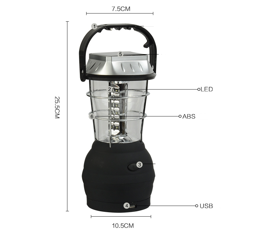 Outdoor Solar Camping Lantern