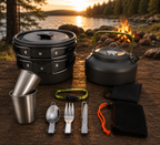 Steel Camping Cookware Set
