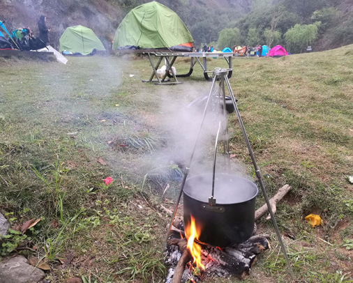 Camping Tripod for Cooking
