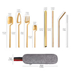 Portable Stainless Steel Camping Cutlery Set