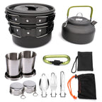 Steel Camping Cookware Set